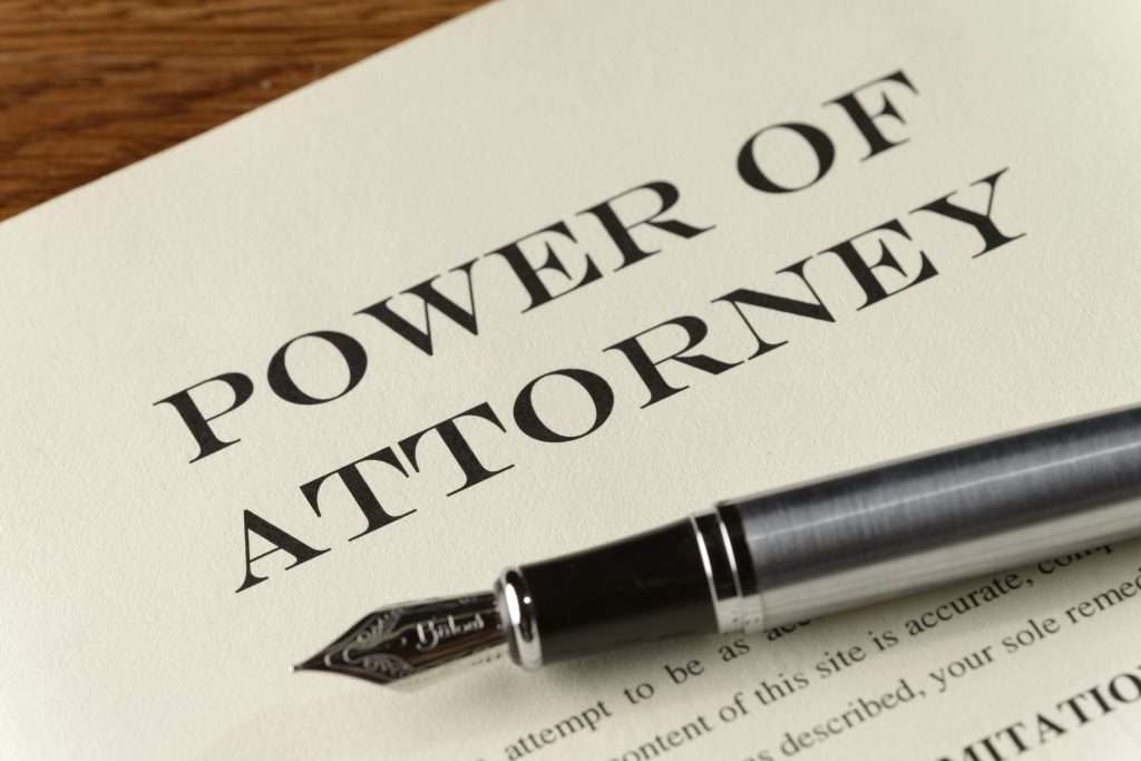 Power of Attorney document