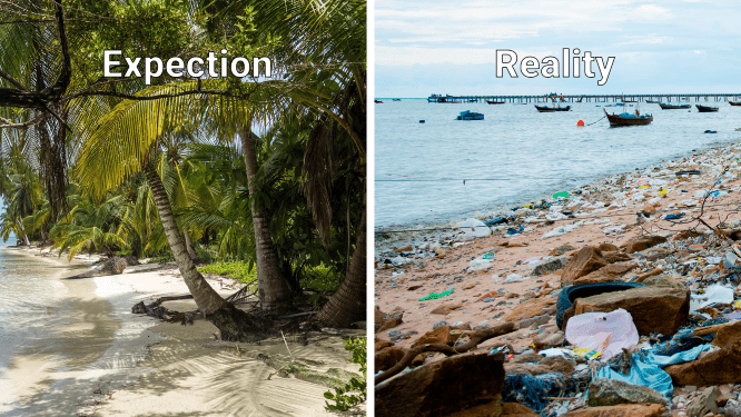 Expectation vs Reality of a Misleading Holiday
