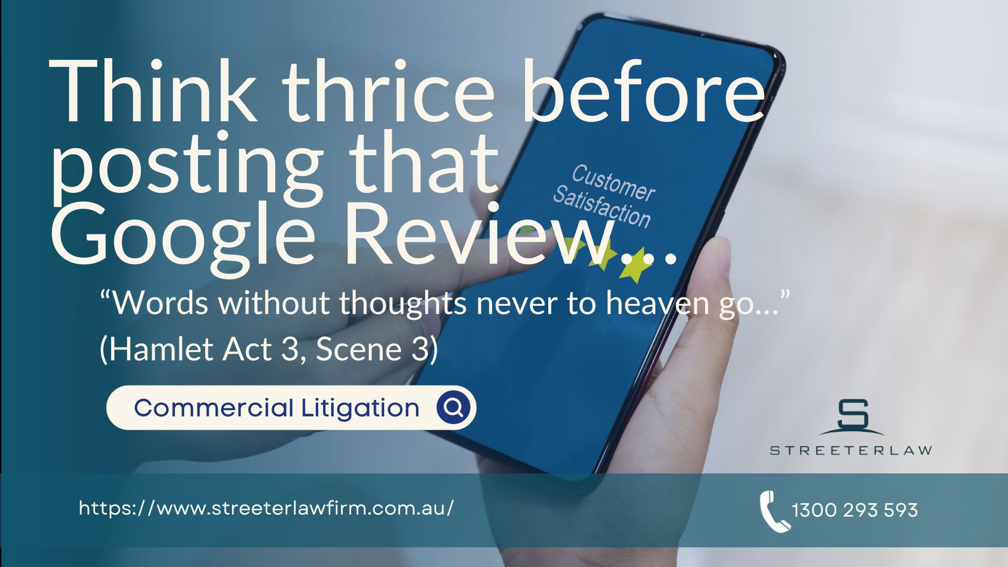 think thrice before posting that Google Review…